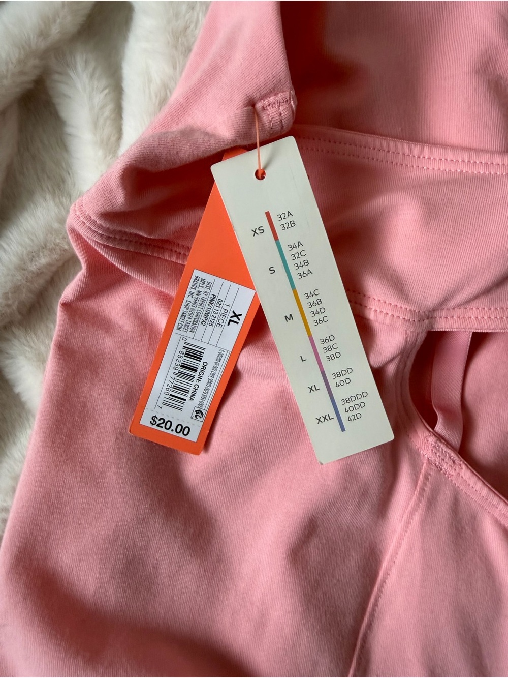 Target Pink Ruched Front Bodysuit One-Piece - Picture 2 of 3